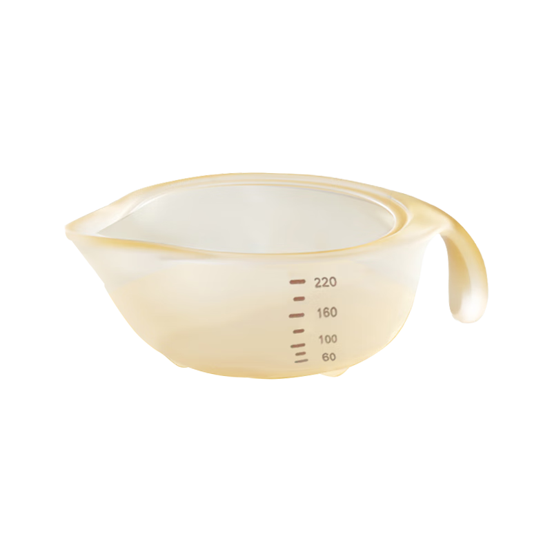 葆氏婴儿辅食碗新生儿鹰嘴碗宝宝专用喂水喂奶硅胶碗软嘴碗吃米糊碗