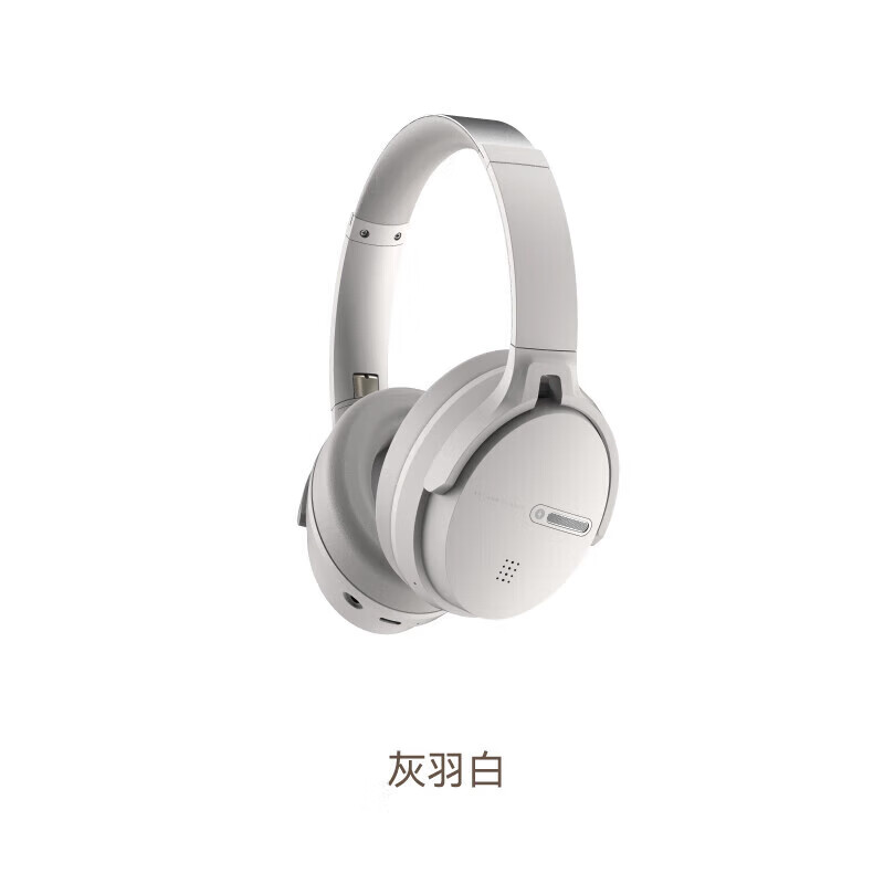 兴戈（SIMGOT）兴戈空屿EH500深度主动降噪头戴式蓝牙耳机双金标高音质高解析 灰羽白