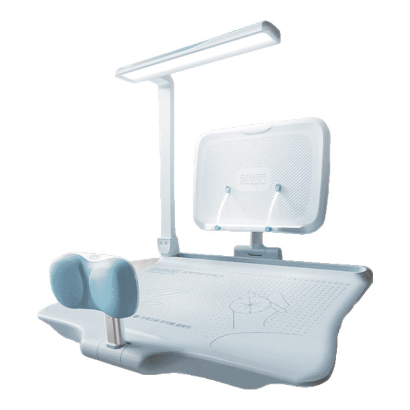 劍橋樹(shù)坐姿矯正臺可平可斜12度坐姿器大桌板視力保護器集成護眼正姿臺寬 Air款-護瞳藍