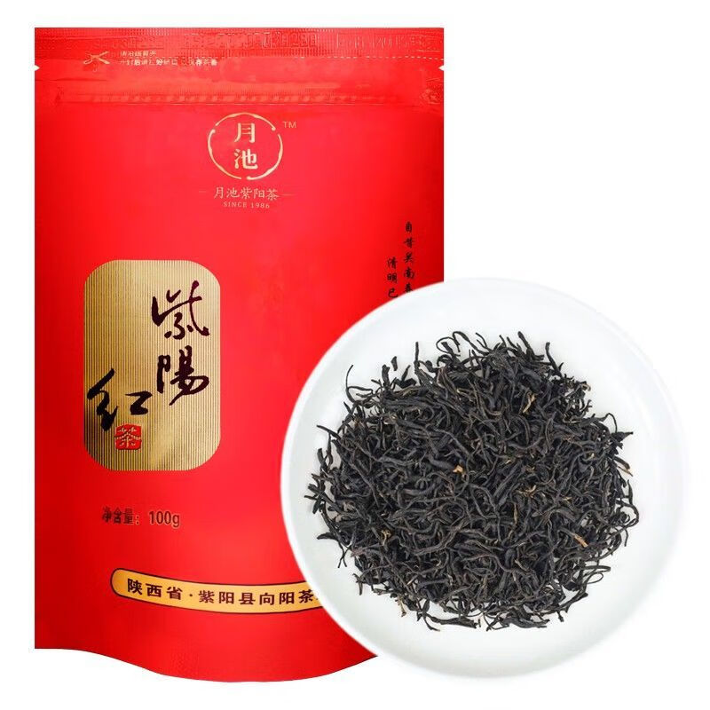 百草仙翁紫陽紅茶葉新茶陜西紫陽富硒茶產(chǎn)區(qū)濃香型一級工夫紅茶散裝袋裝 100克*1袋