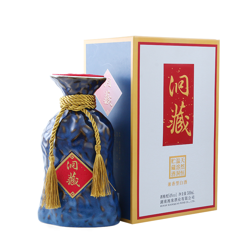 全或无洞藏酒54度兼香型白酒500ml 湖南湘泉酒业出品 54度 500ml 1盒