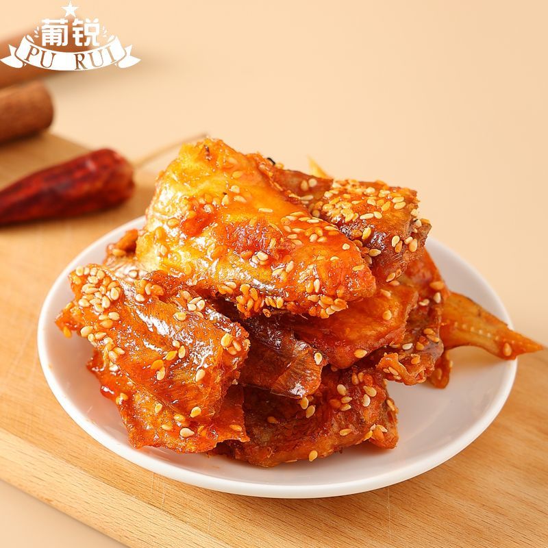 深生都澳门珠海特产龙利鱼即食手撕香辣海鲜特产盒装休闲零食下午茶送礼 龙利鱼1盒