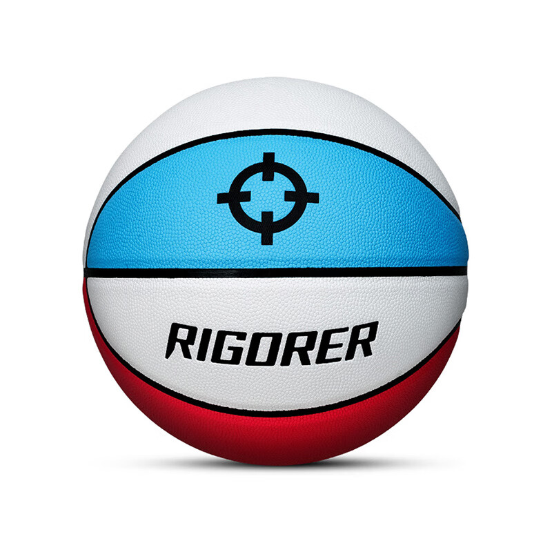 准者篮球7号室内外场成人耐磨训练专用球中小学生青少年儿童球PU蓝球 7号红白蓝-训练比赛专用【送全套配件】
