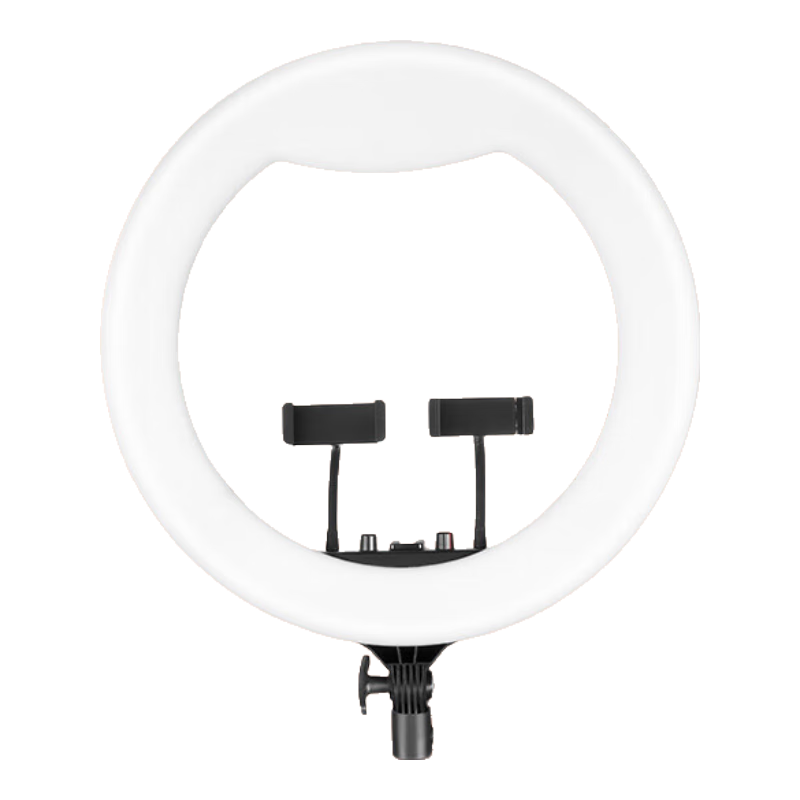 金貝（JINBEI）EFR-48/LR480II環(huán)形補(bǔ)光燈手機(jī)直播帶貨支架柔光燈主播專用美顏燈拍照美妝紋繡攝影攝像常亮補(bǔ)光燈 LR480II雙燈套 桌面直播帶貨