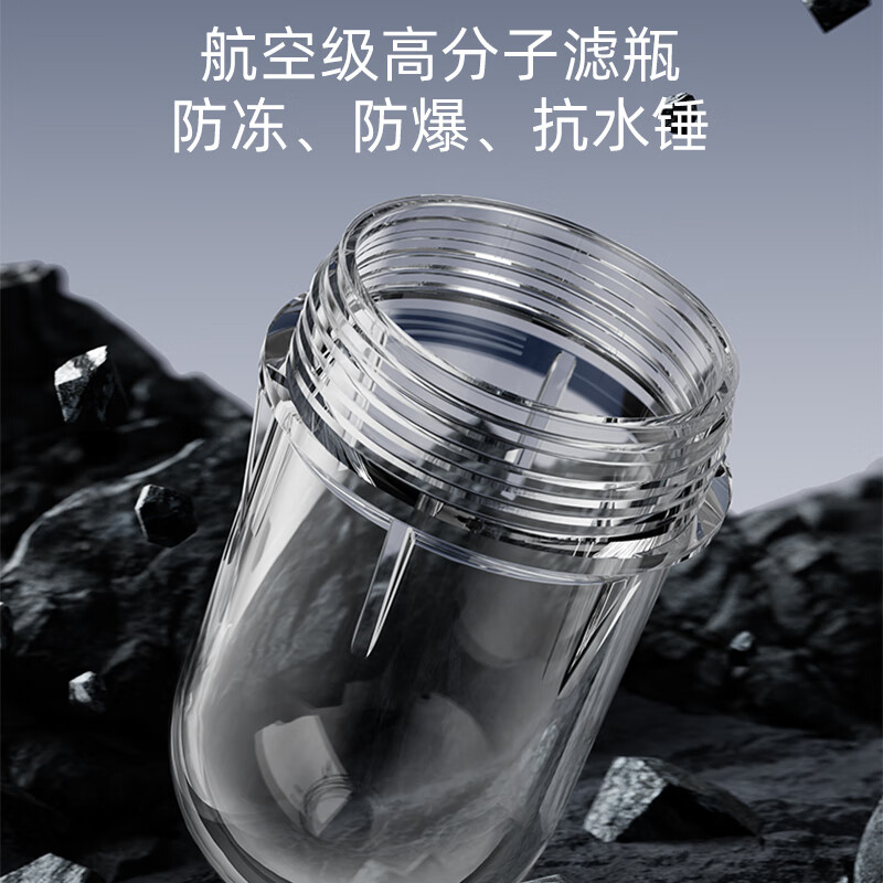 瑞美前置过滤器自来水净化器10T大通量家电电器厨房过滤40微米双芯家庭用反冲洗净水器全自动清洗 RMQZ-25F-A1