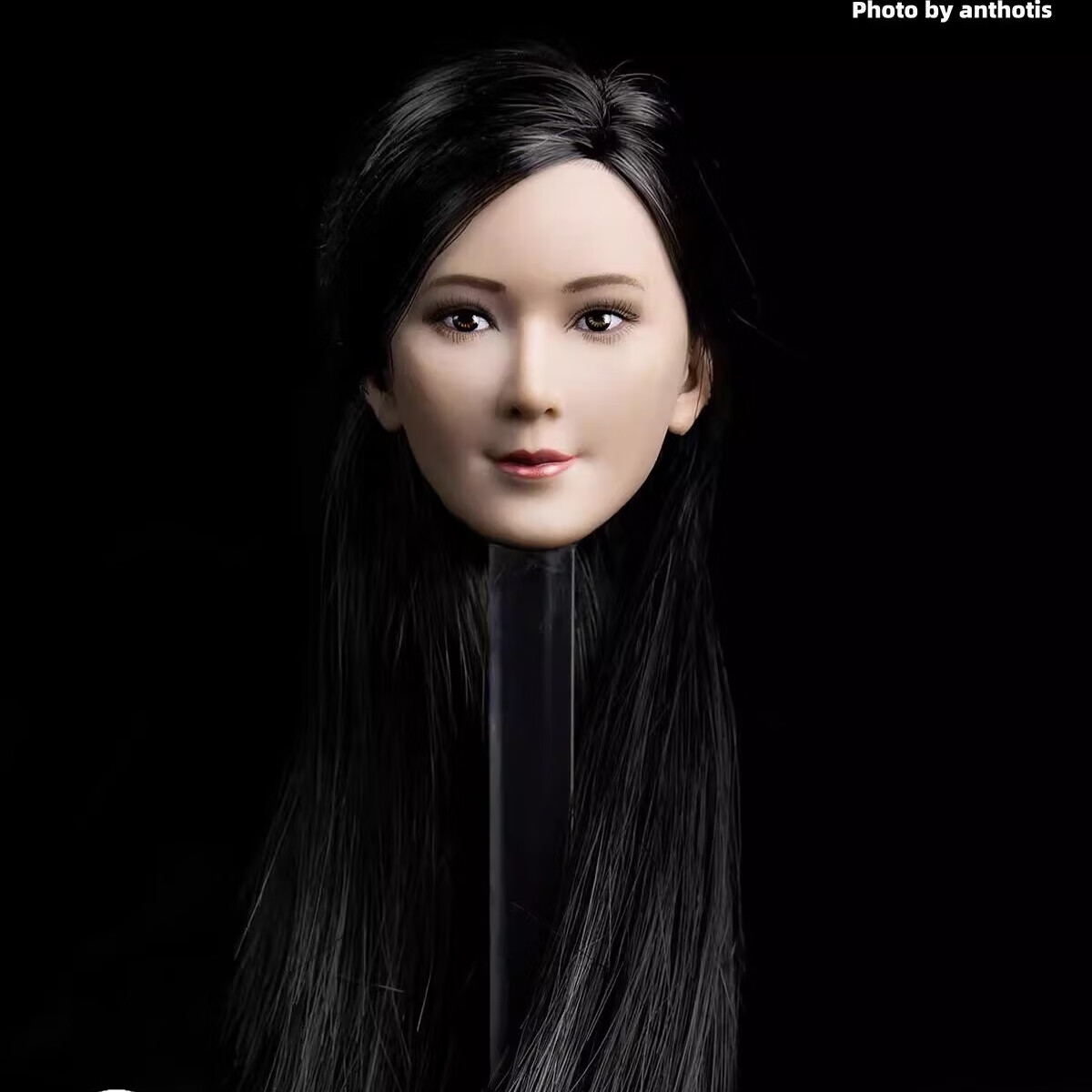 diizign女兵人1/6偶头雕模型 美女玲玲头雕 适合女兵人素体包胶 兵人