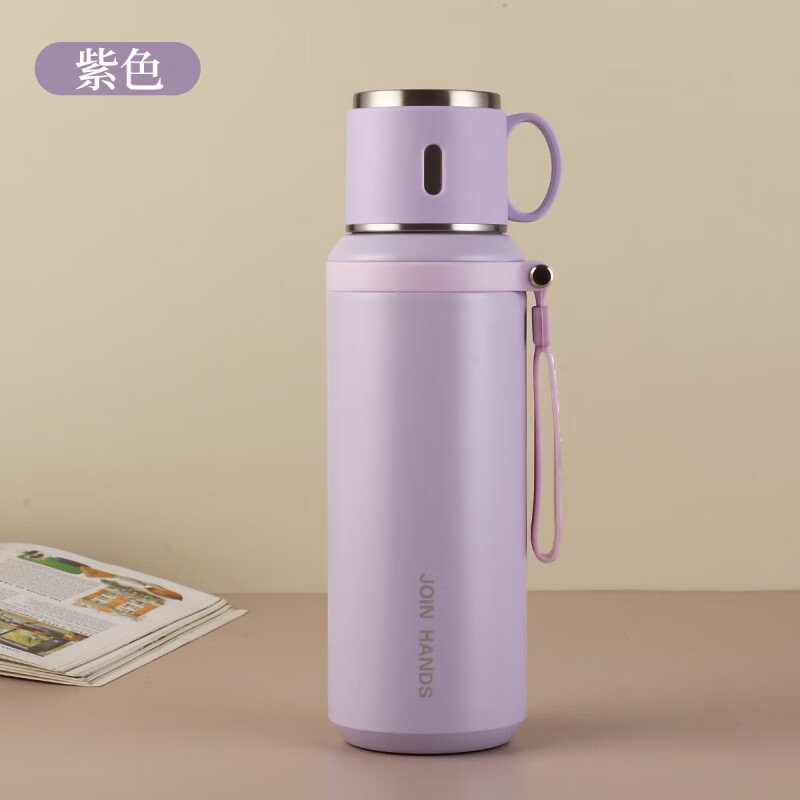 哈爾斯316不銹鋼大容量保溫杯簡約便攜戶外手提真空壺 SP-610紫色800ml O