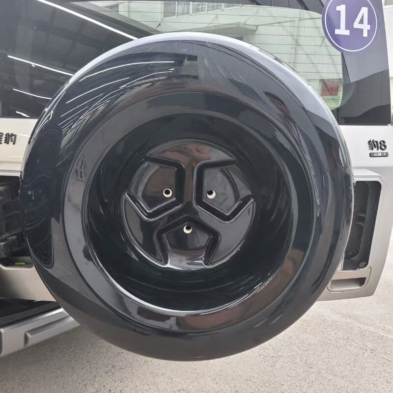 丽田方程豹8全包备胎罩后备胎保护罩尾门备胎罩轮胎保护备胎壳 方程豹8全包款备胎罩夜影黑 方程豹豹8