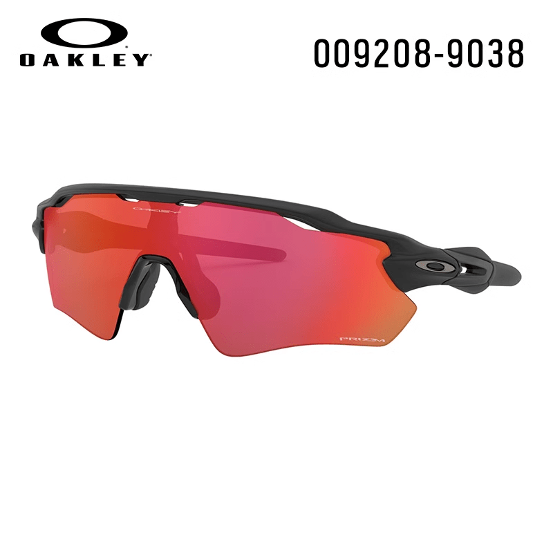 OAKLEY騎行眼鏡戶外山地車自行車公路車護(hù)目鏡RADAR 9208 譜銳智火炬紅-90