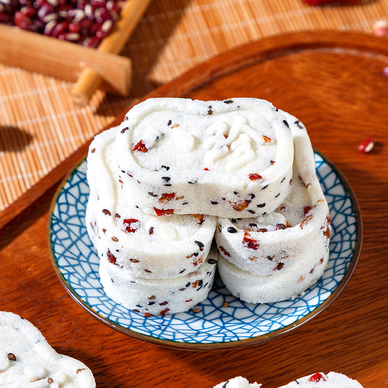 张太和红枣山药 赤小豆薏仁茯苓芡实 玫瑰芡实 陈皮鸡内金八珍糕 赤小豆薏仁茯苓芡实八珍糕500g*2袋
