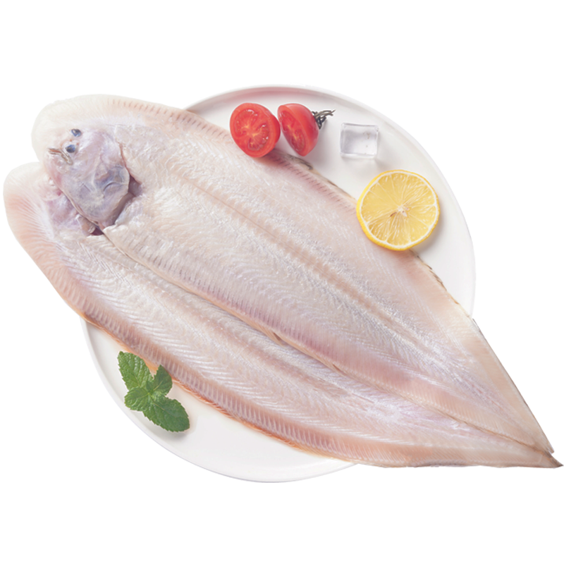 麥易優(yōu)去皮去內(nèi)臟 三去龍利魚1斤/(2條裝)舌鰨魚 塔米魚500g(2條）