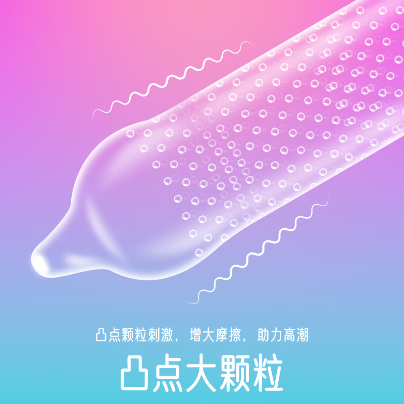 毓婷避孕套官方正品快速单手玻尿酸大颗粒密集凸点锁精成人情趣sm 【畅享猫舌快感】密集凸点*2