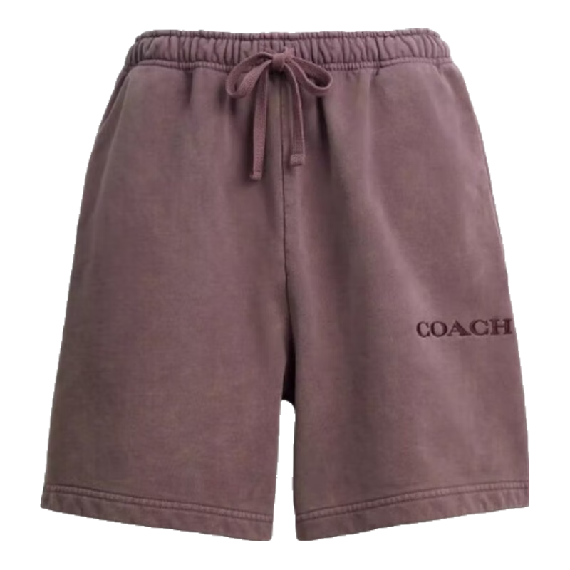 蔻馳（COACH）男款短褲通勤短款褲子休閑戶外運(yùn)動褲百搭潮流2025年新夏裝CS791 Purple (紫色) XS （腰圍71厘米左右）