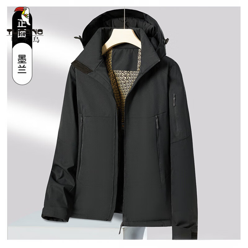 啄木鸟（TUCANO）户外棉服男冬季高品质发热保暖棉衣运动户外加肥加大码保暖棉外套 墨蓝 L