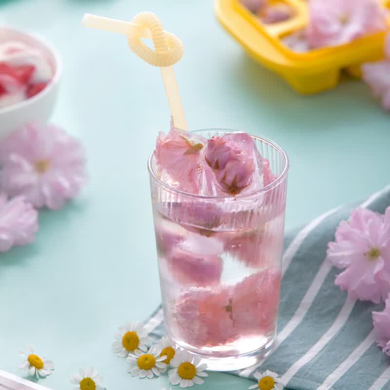 茶花（CHAHUA）制冰盒冰格冰块模具冰箱食品级冰块神器家用自制冻冰冰块盒 【随机颜色】2个装