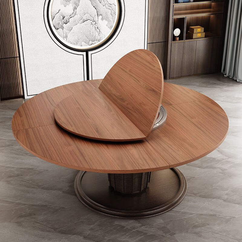 越灏4分折叠餐桌家用15人大圆桌面20人实木餐桌10人饭桌简易圆形桌面 桌面支撑腿【2只装】长桌搭配使用