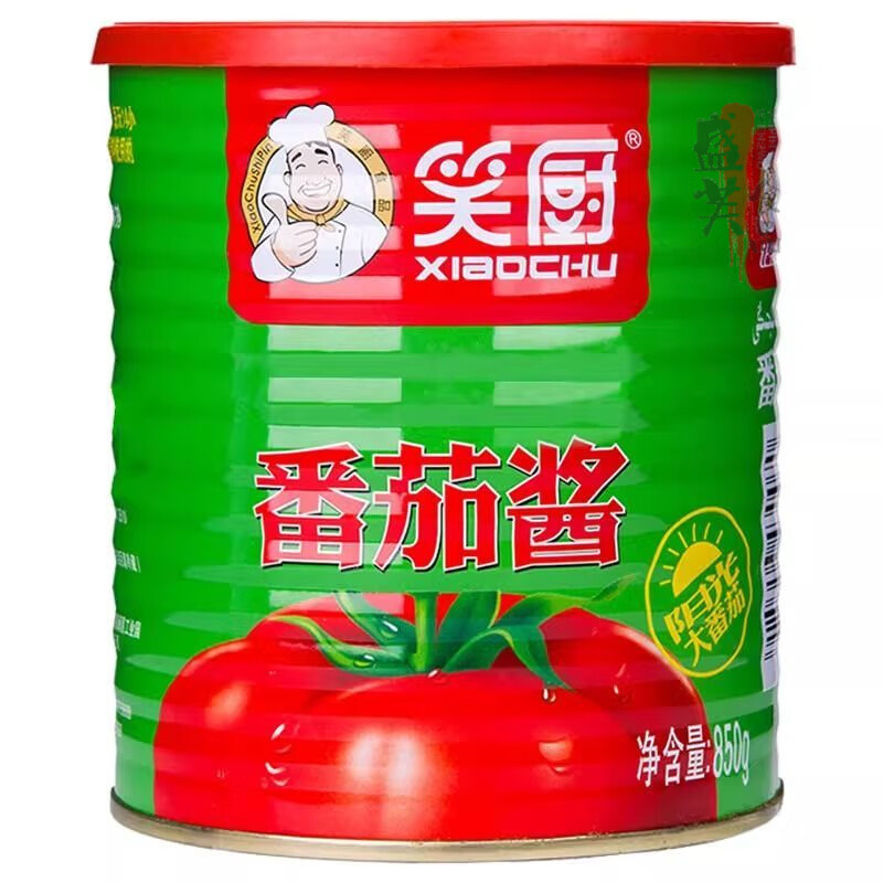 笑厨（XIAOCHU）新疆番茄酱850g商用罐装炒菜去皮西红柿餐饮罐头剂 【新疆】笑厨850g番茄酱*1罐