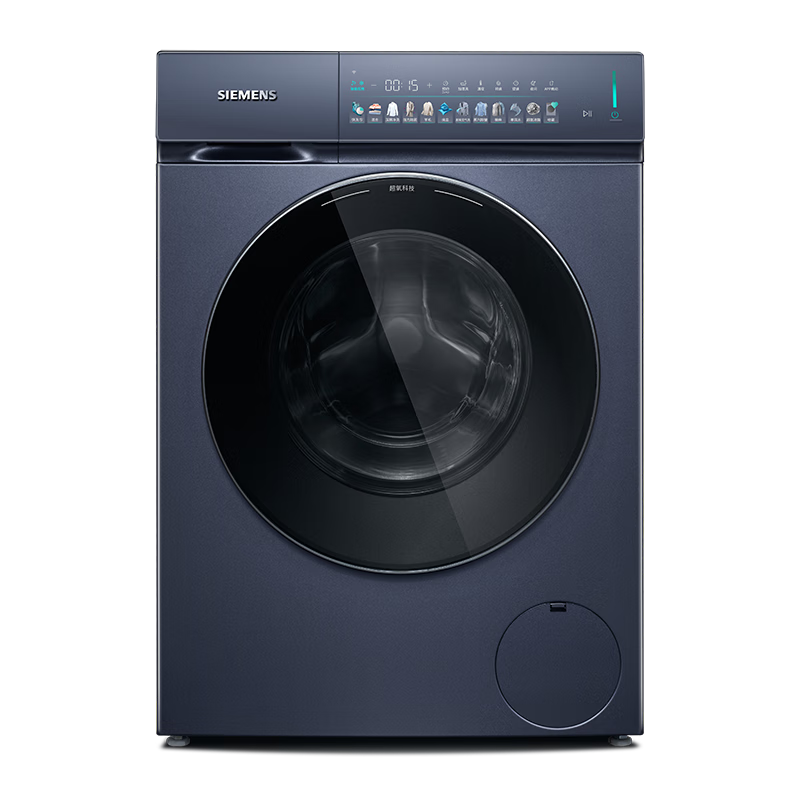 西门子（SIEMENS）iQ500小幸熨系列 10公斤变频全自动滚筒家用洗衣机 超氧空气洗 蒸汽除皱 深层净洗  智能投放 WG54K7D10W 滚筒单洗 10kg
