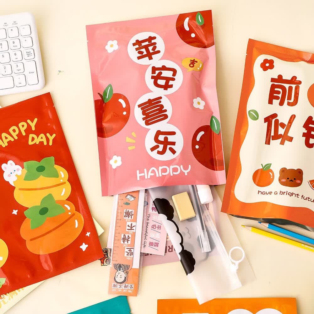 星恒梦开学季文具礼物小礼物励志文字文具小学生礼品奖品活动套装惊喜奖励实用班级文具袋创意开学礼品 文具盲袋(8-10样）