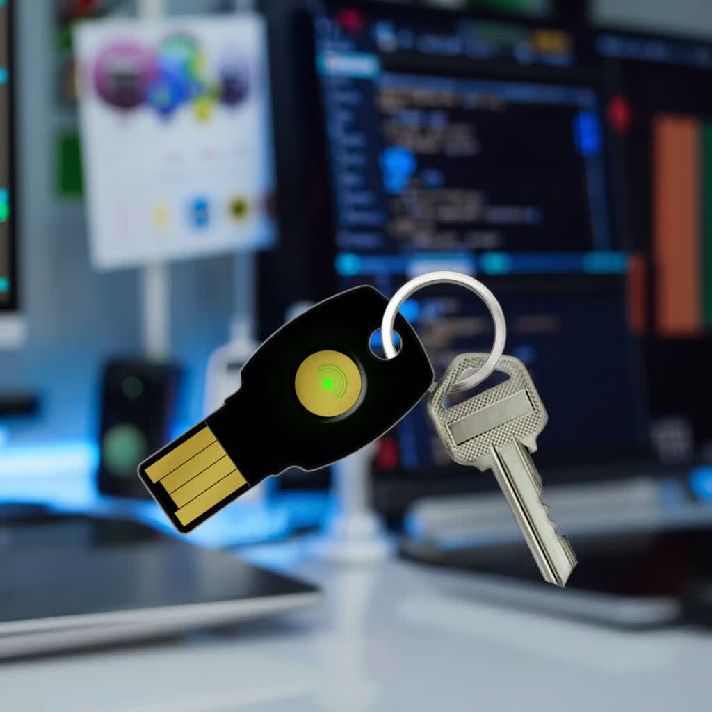 FEITIANePass FIDO -NFC Plus K9B fido2 安全密钥 支持美国银行账号,u盘
