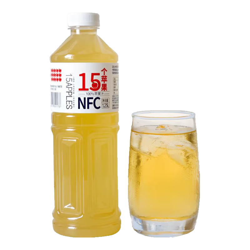 ���ϱ� 100%NFCƻ��֭ ����ե��֭���� 1.25L*2ƿ 0���Ӽ� 12.9Ԫ