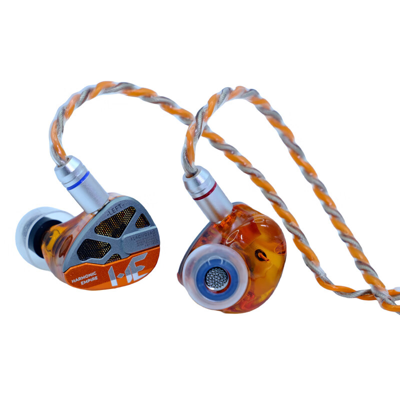 唐族小乔入耳式单动圈耳机 HIFI耳机 监听耳机 有线耳机 半开放腔体设计 紫色【4.4mm】