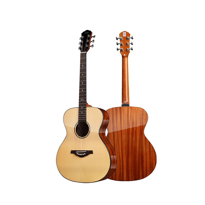 紅棉(Kapok)民謠木吉他新手初學(xué)者入門(mén)級專(zhuān)業(yè)單板吉他兒童成人旅行通用zh 40寸【品質(zhì)單板】G2圓角亮光 如需加裝電箱或加振請聯(lián)系客服