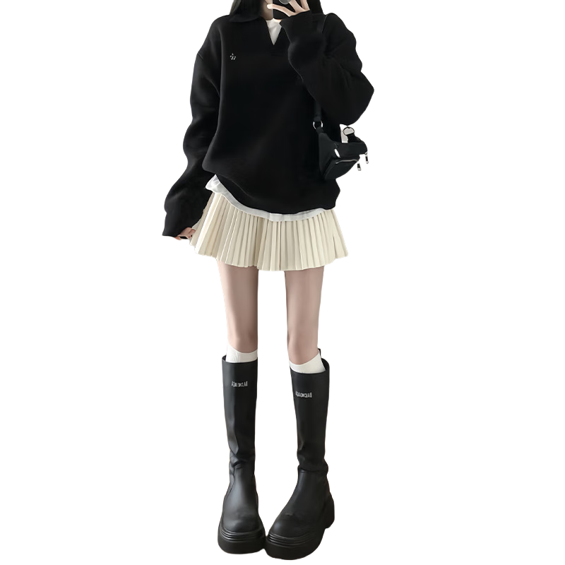 ��ɯ���ٰ���Ů����2026�¿ϵ������װ����ȹ���ݷ��߹�a��jk��ȹ 79.9Ԫ