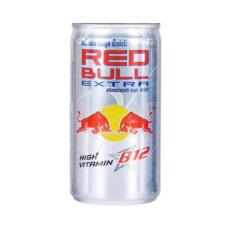 红牛（RedBull）银罐维生素牛磺酸能量饮料170ml*24罐/箱 功能饮料 泰国进口