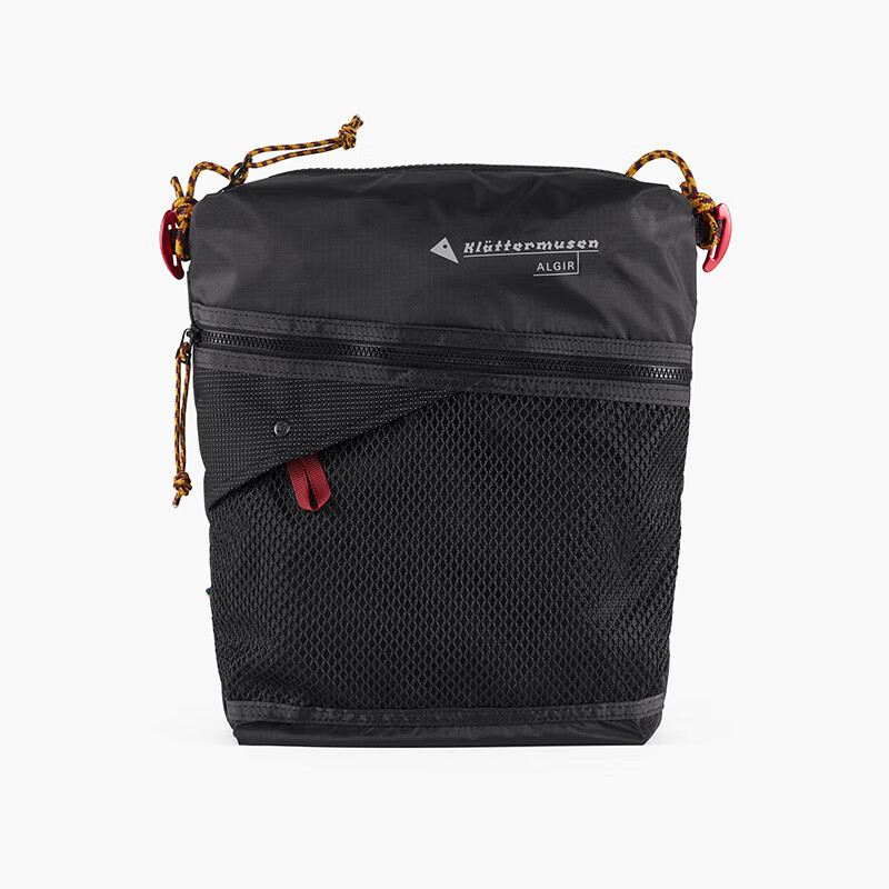 KLATTERMUSEN攀山鼠超轻便携时尚单肩斜跨包竖版阿尔吉尔:40459U 渡鸦黑Raven 均码