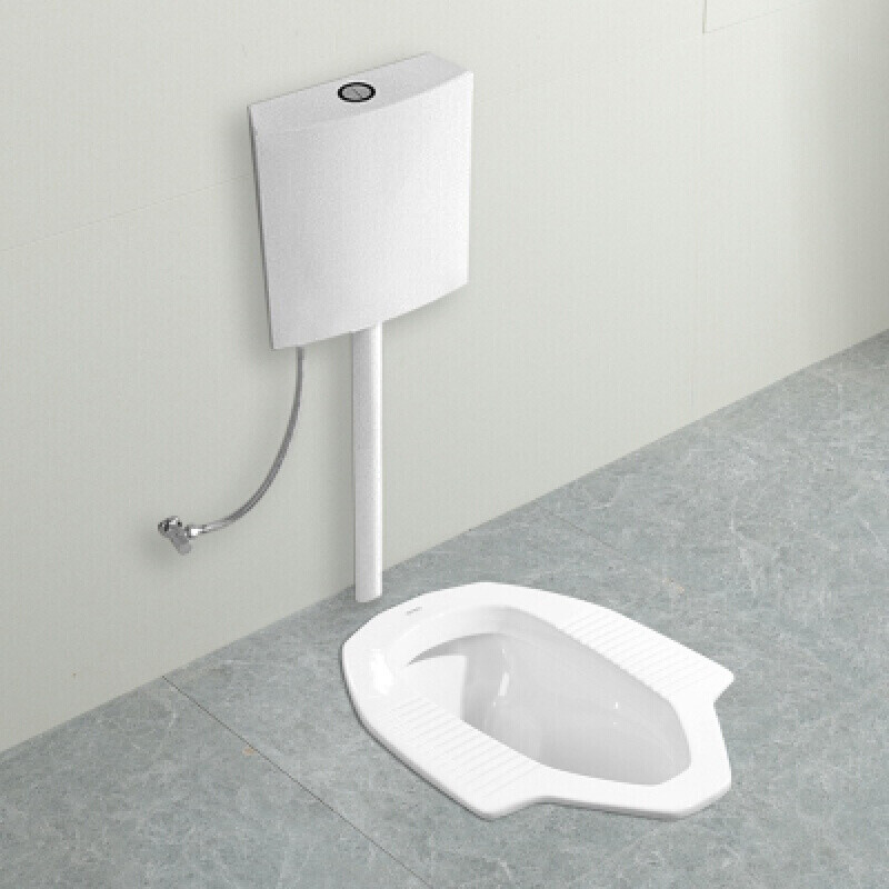 toto家用工程防臭蹲坑cw8rb暗装感应脚踏式蹲便器水箱套装 cw8rb蹲