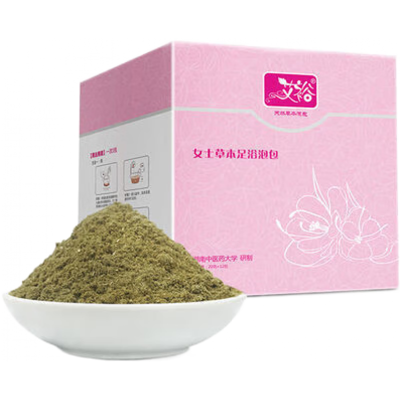 艾裕泡腳藥包女士 艾葉紅花生姜艾草泡腳粉祛寒濕中藥草本足浴包H 女 女士泡腳藥包