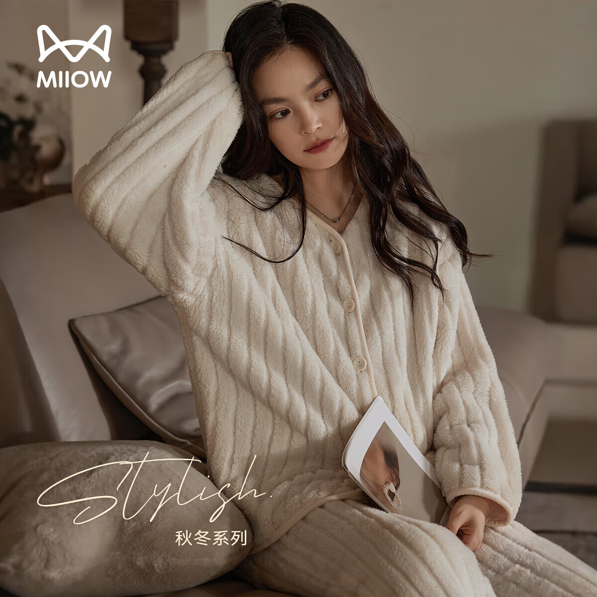 è�� ����˯���ﶬ��ɺ���޼��޼Ӻ�����װ �߶���Ů�Ҿӷ� 2025��Ʒ 69.5Ԫ(����ȯ)