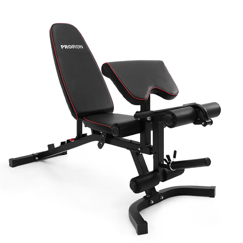 PROIRON/普力艾啞鈴凳多功能家用健身可折疊仰臥板健腹板臥推凳 啞鈴凳