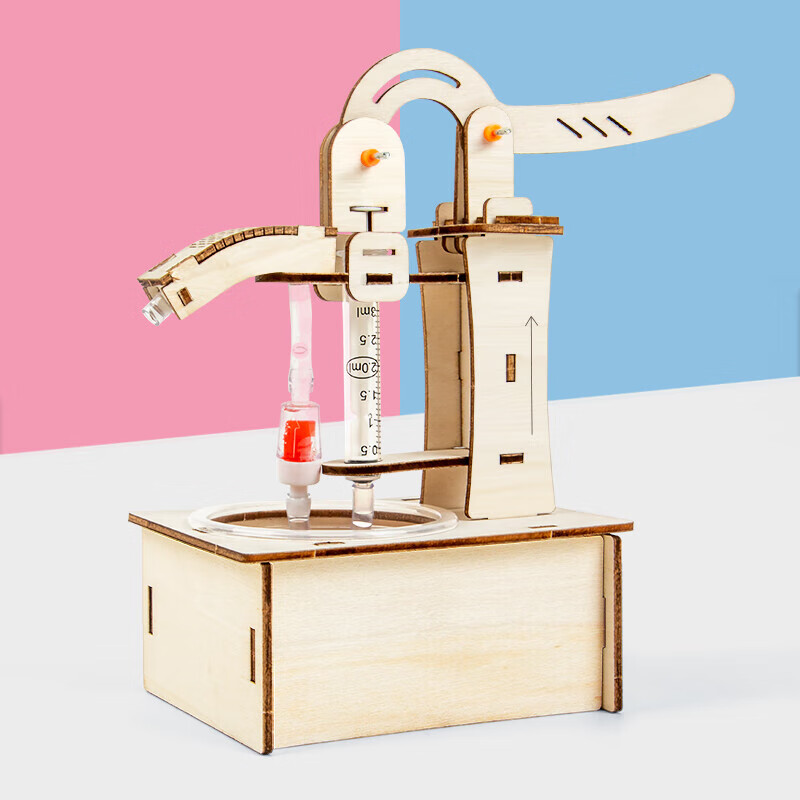 手压抽水机diy科技小制作杠杆压水模型学生发明作业科学实验套装 手压