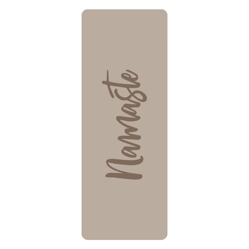 土豪瑜伽垫简约版体位线橡胶个性刻字健身垫女挡滑吸汗舞蹈垫新款 5mm