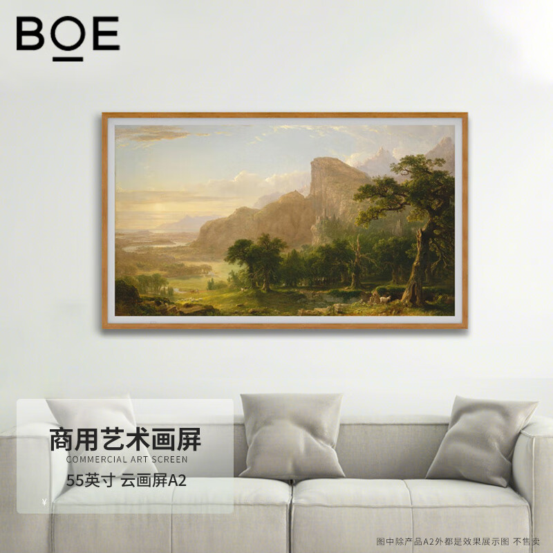 京东方云画屏直显系列A2  高清类纸屏 博物馆图书馆美术馆展厅显示屏 艺术壁画显示器 数码相框 直显系列55英寸