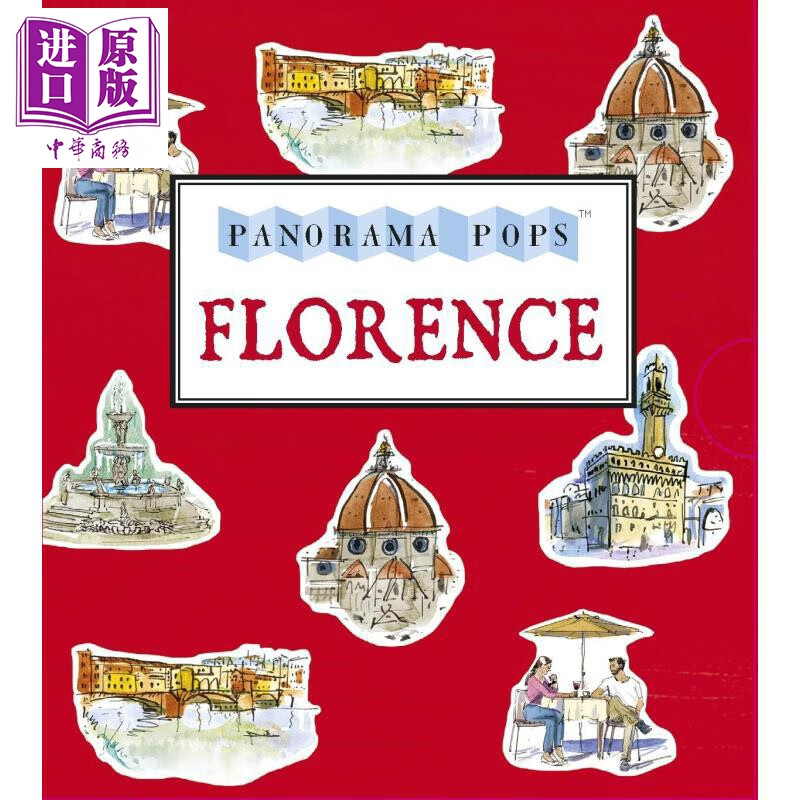佛罗伦萨 Walker全景立体书系列 精美折叠插画 Florence Panorama Pops 英文原版 Sarah Maycock
