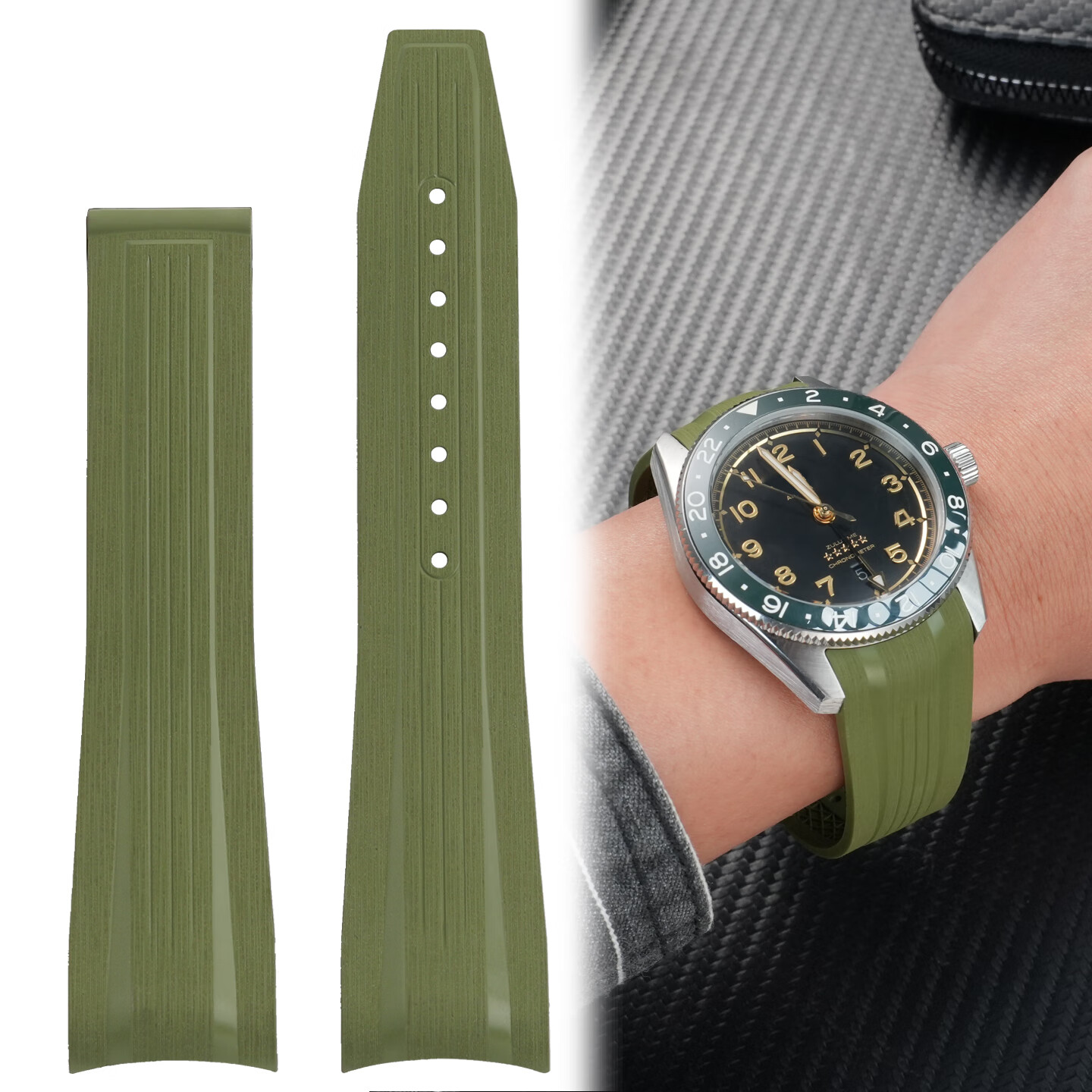 卡特文适用浪琴康卡斯gmt男41mm/42mm表盘l3.790/l3