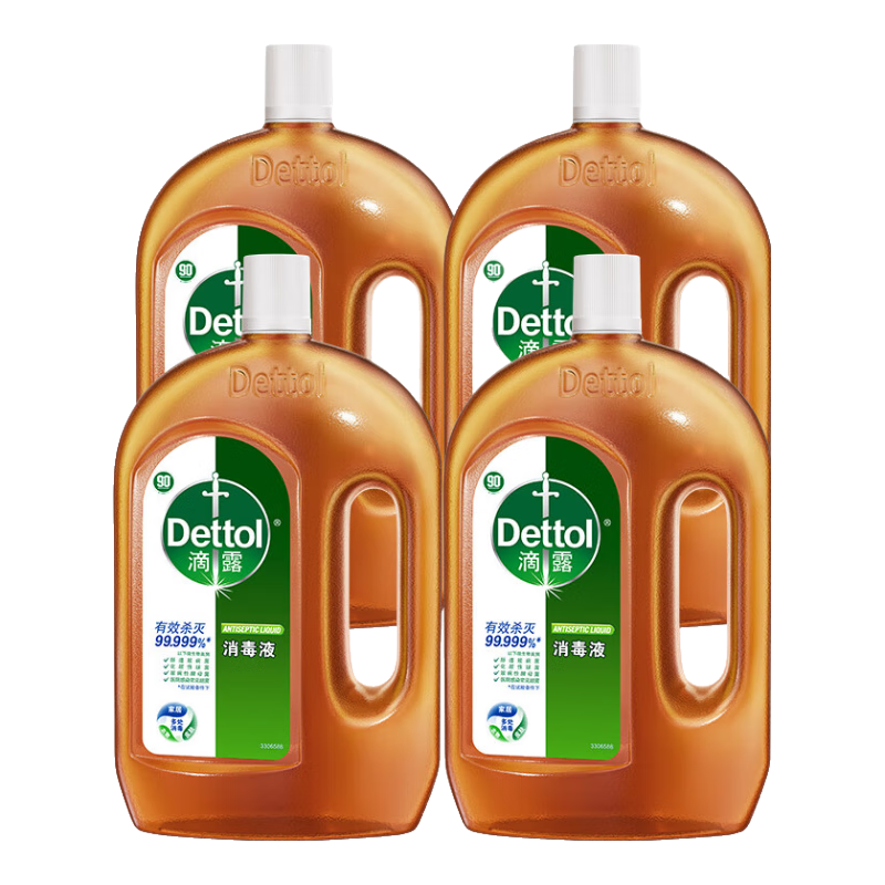��¶��Dettol������Һ����ˮ�������Һϴ�·��ذ�ɱ��������������Ƭ��84������ ��¶����Һ1.8L*4ƿ