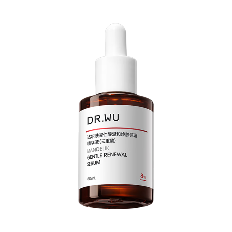 达尔肤(DR.WU)杏仁酸精华8%30ml三重酸果酸水杨酸抗痘祛【送等量】