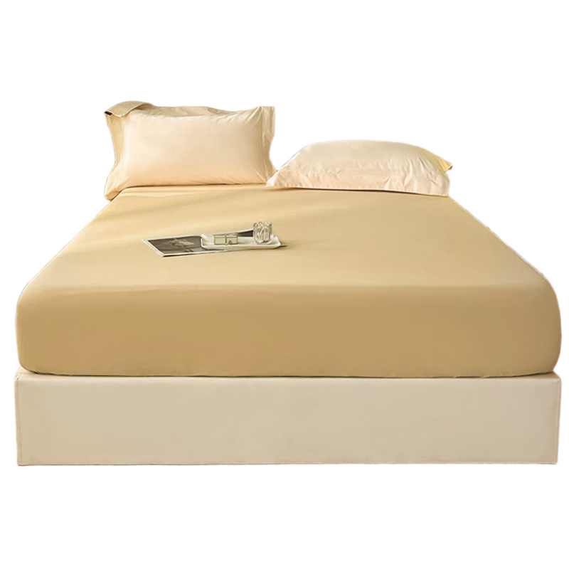 然牌床笠单件 100支轻奢磨毛床罩秋冬加厚床盖1.5米床150*200cm