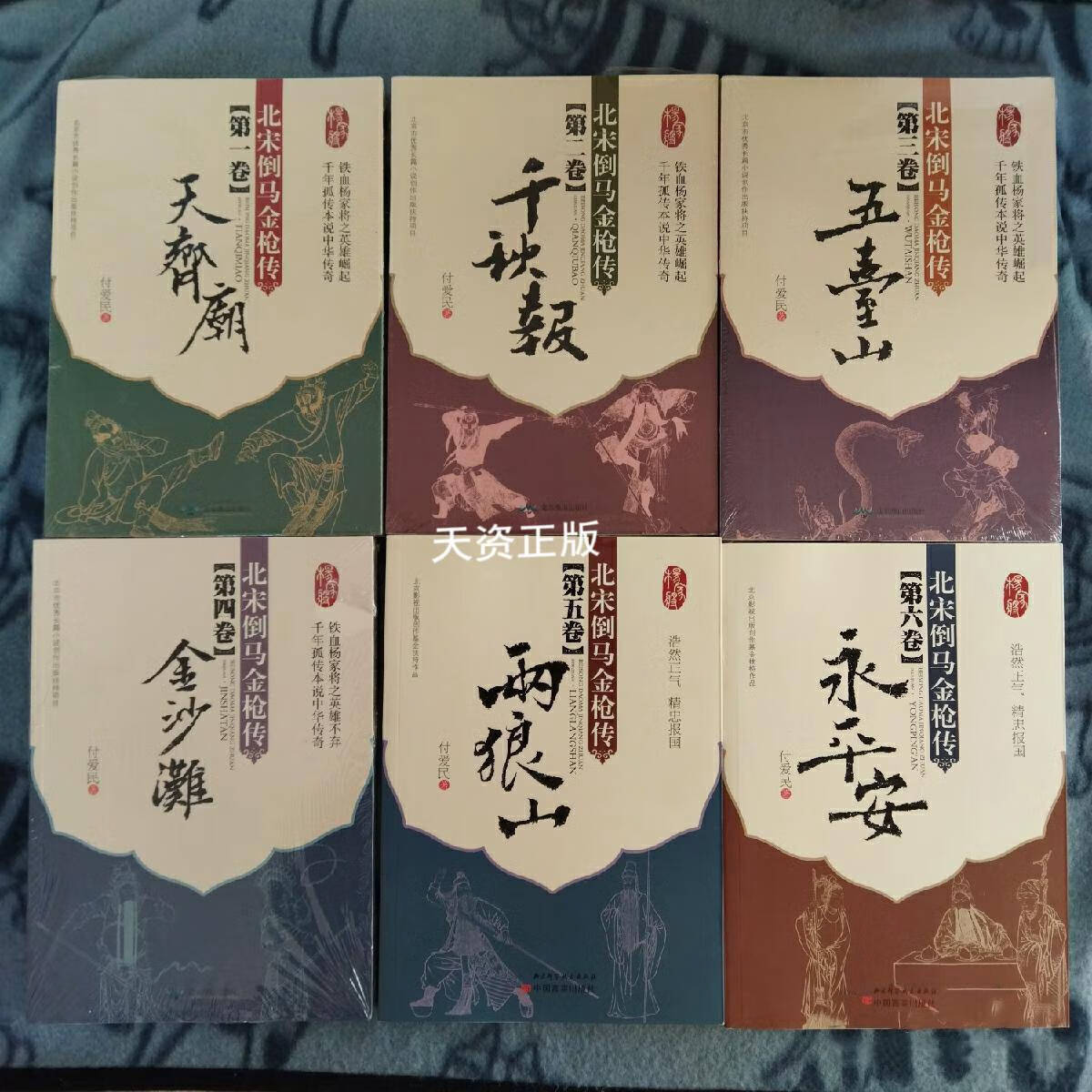 【二手9成新】经典杨家将评书  北宋倒马金枪传 全六册  付爱民著