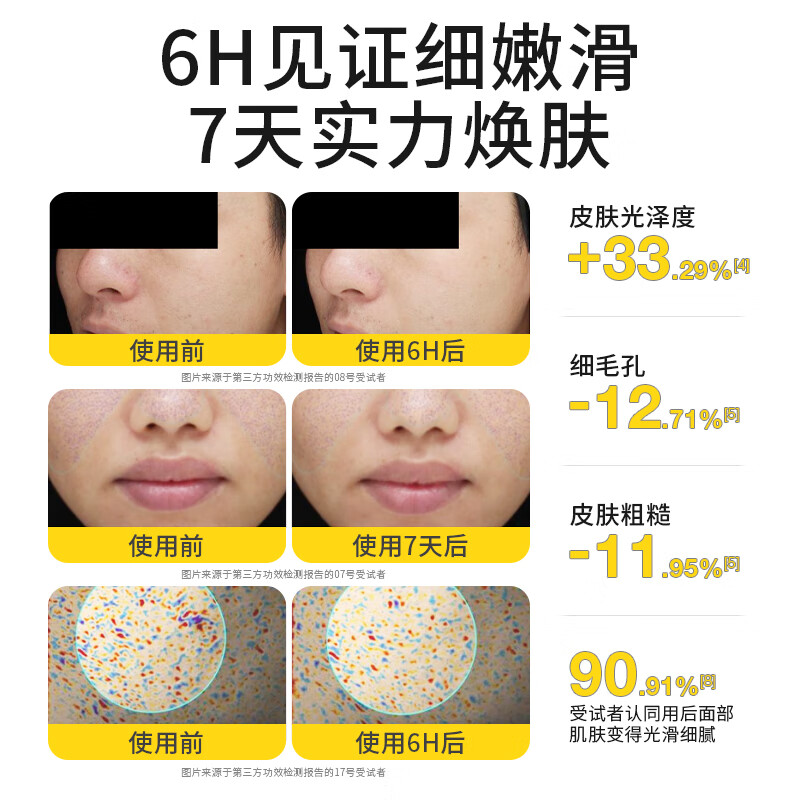 羽素舒缓精华液油皮油痘肌保湿舒缓学生修护精华 焕肤次抛1.5ml*5支/盒