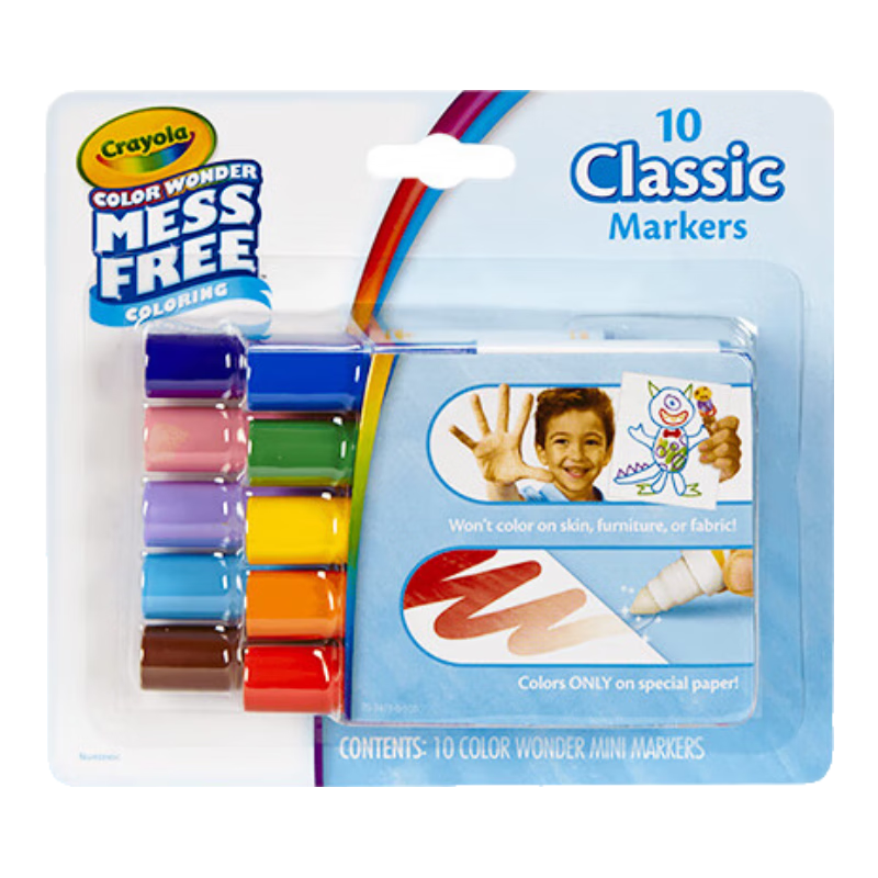 繪兒樂神奇顯彩系列10色迷你水彩筆透明墨水繪畫畫筆套裝 10色水彩筆透明墨水