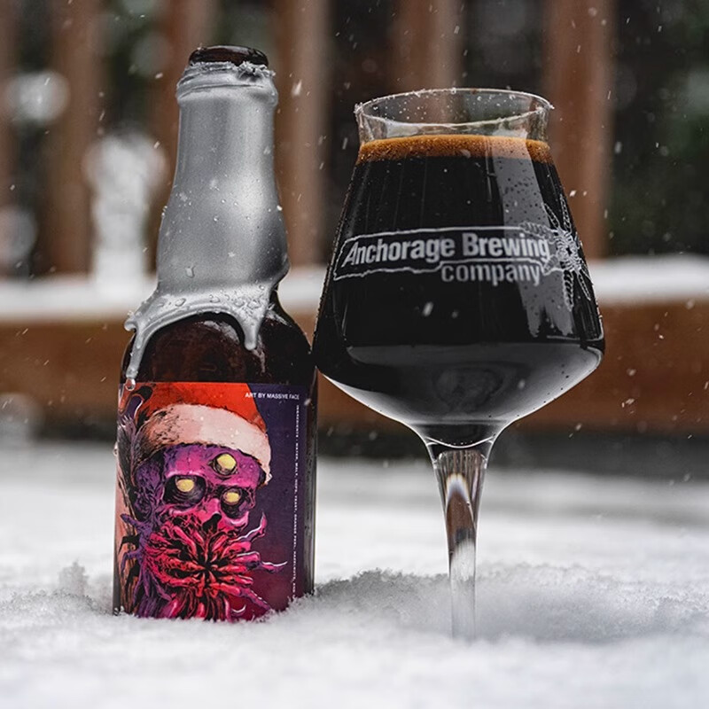 安克雷奇啤酒 美国进口恶魔的交易 黑豹过桶帝国世涛精酿啤酒 肉桂星球过双桶双倍黑色艾尔 1瓶