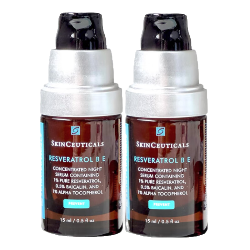 修麗可（SkinCeuticals）CE精華/RBE夜間精華/CF日間精華 提亮緊致抗氧化修護抗氧瓶精華液 【RBE熬夜抗氧瓶】15ml*2