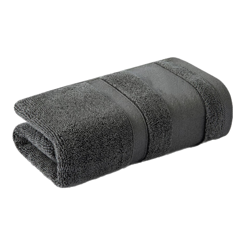 三利7A抗菌纯色30*60cm纯棉毛巾家用洗脸100%全棉中巾吸水速干擦头 礁石灰7A抗菌100%纯棉 1条