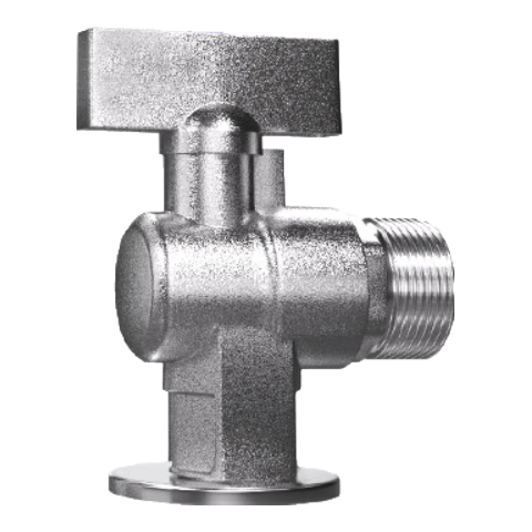 雨虹飞鱼球阀全铜大流量角阀阀门燃气冷热水三角阀开关（热水器推荐）