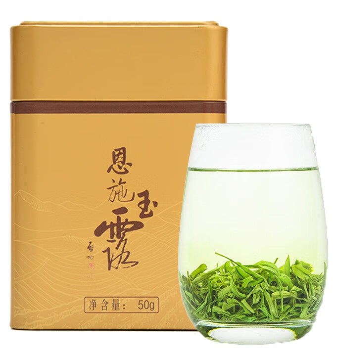 羽葉集2025新茶恩施玉露茶葉綠茶恩施硒茶高山云霧春茶冷泡茶50g 50g 恩施玉露